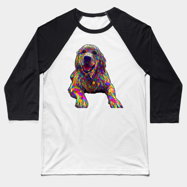 Golden retriever Baseball T-Shirt by Artistic_endeavours_with_Sasha